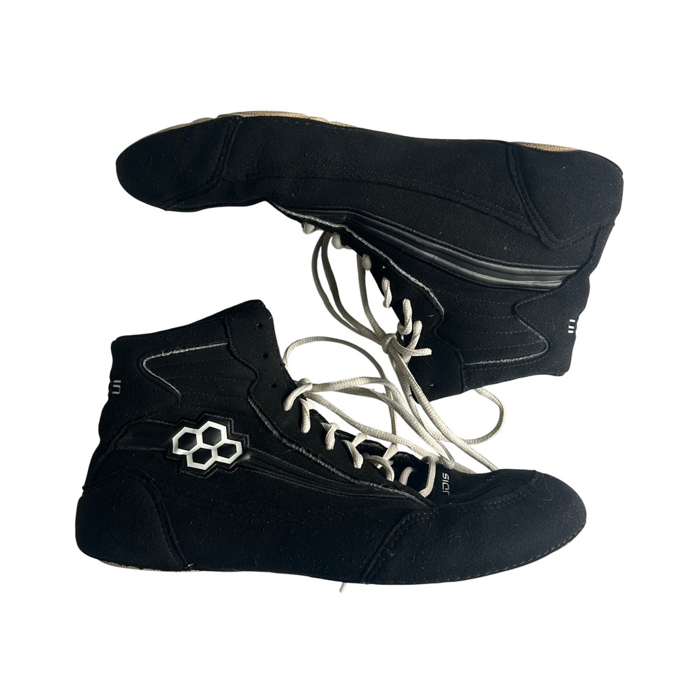 Rudis Ninety-5 Wrestling Shoes Mens 10.5 Black White RUDNC1001-BBW-10-5
